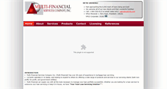 Desktop Screenshot of dev.multi-fin.com
