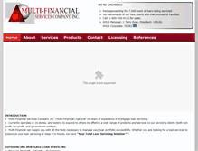 Tablet Screenshot of multi-fin.com
